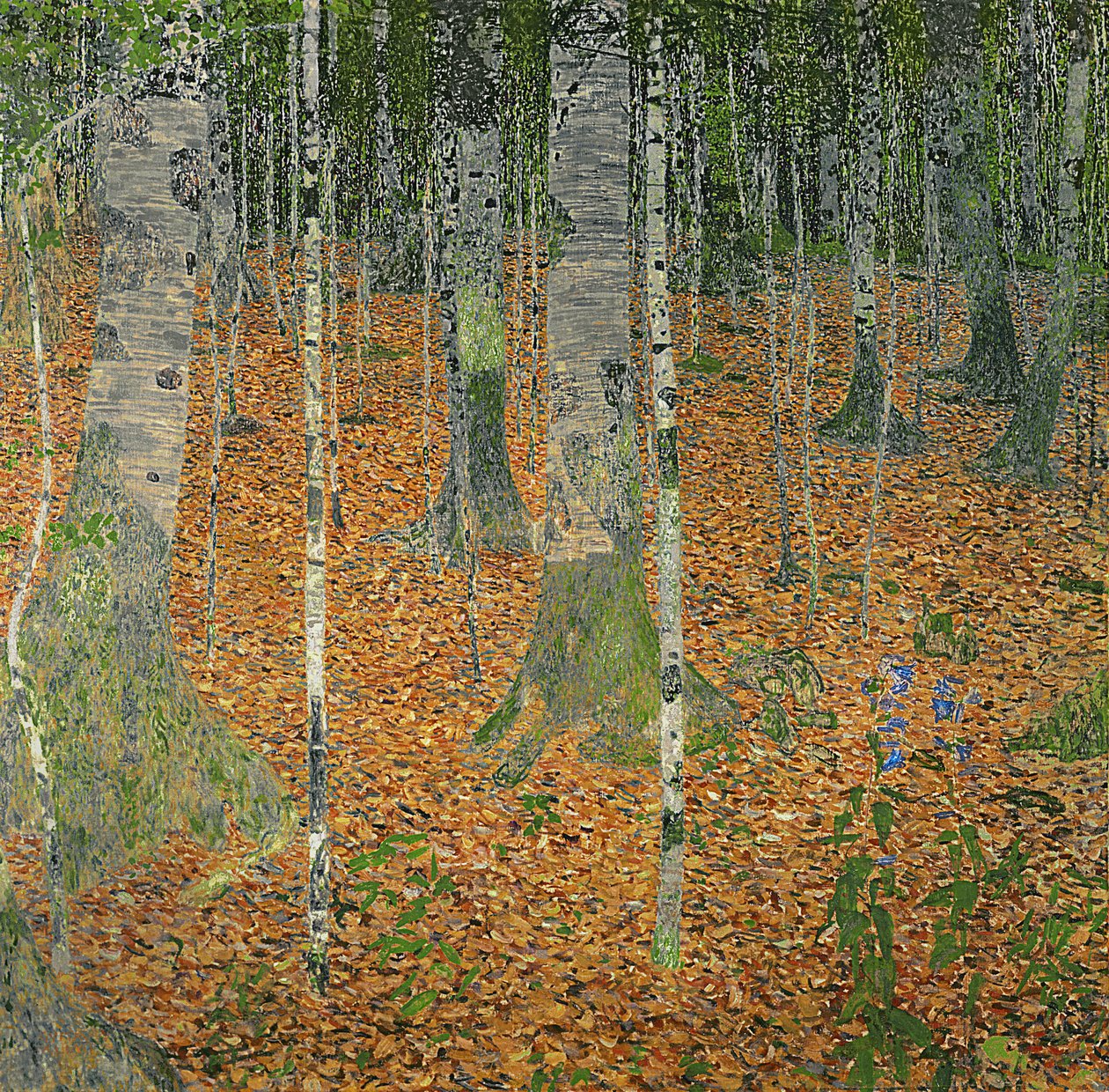Birkeskoven, 1903 af Gustav Klimt