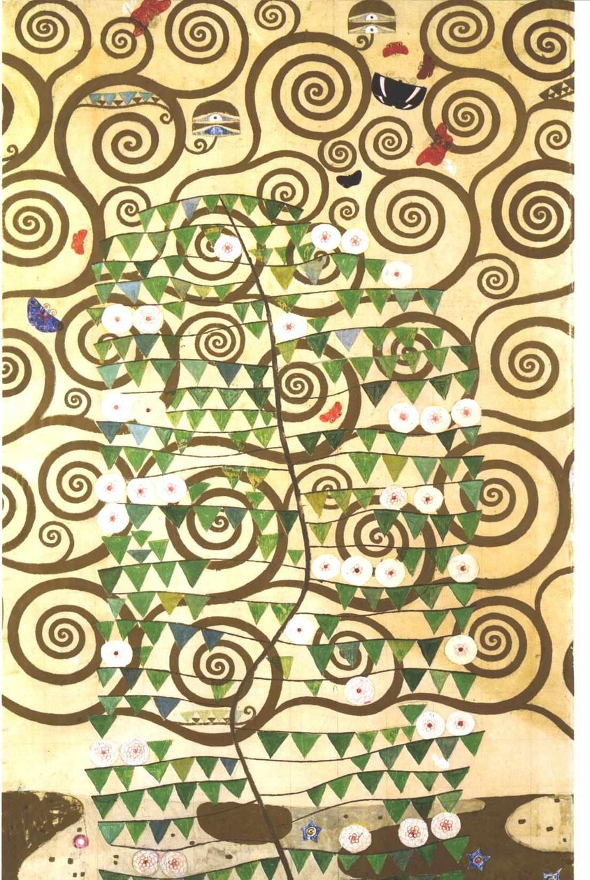 Arbejdsskabelon til stocletfrisen af Gustav Klimt