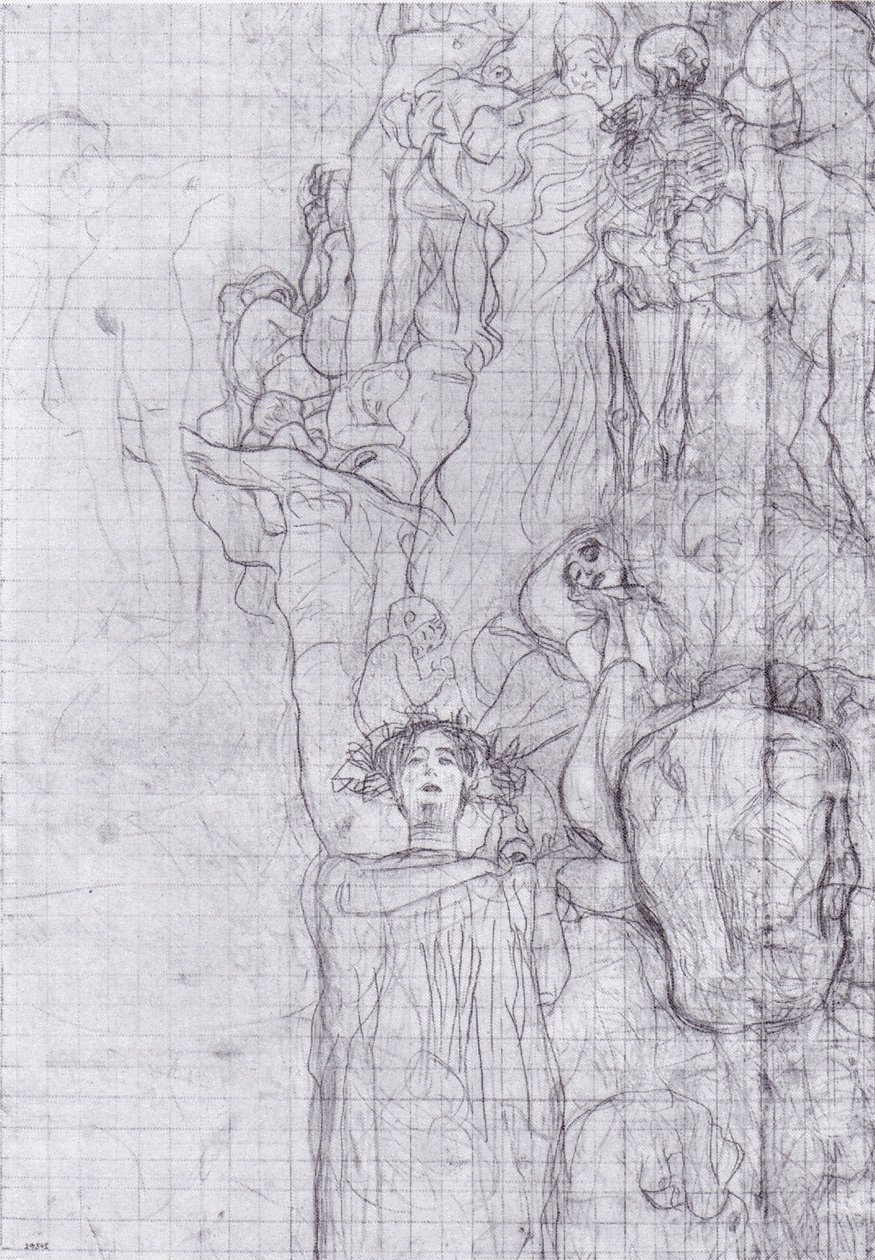 Medicinsk overførselsskitse af Gustav Klimt