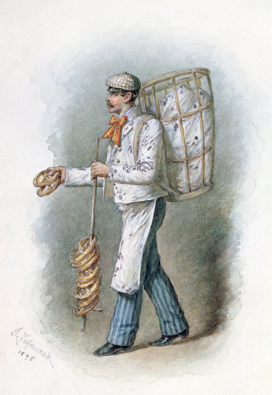 Bageren, 1895 af Gustav Zafaurek