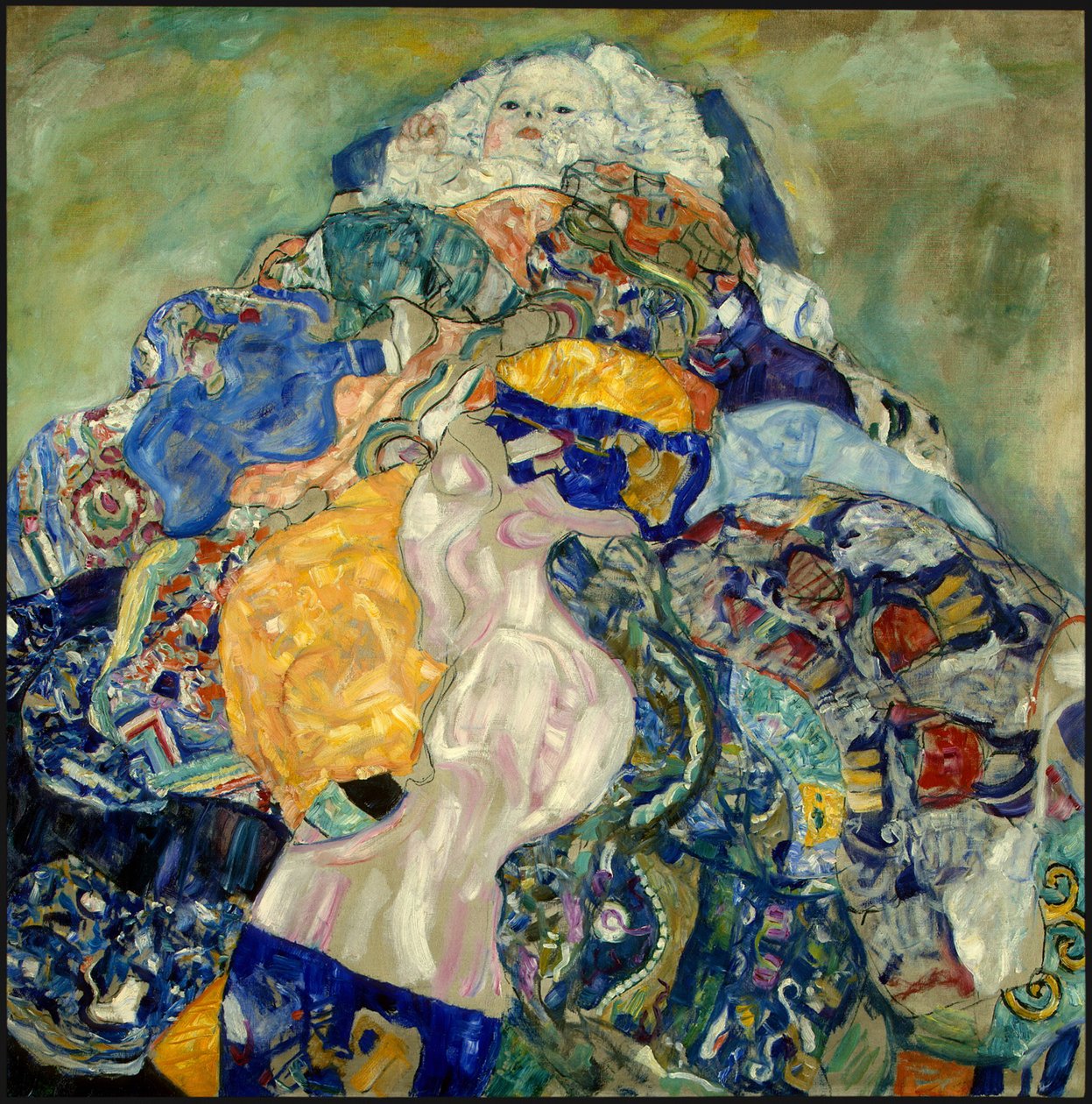 Baby vugge af Gustav Klimt