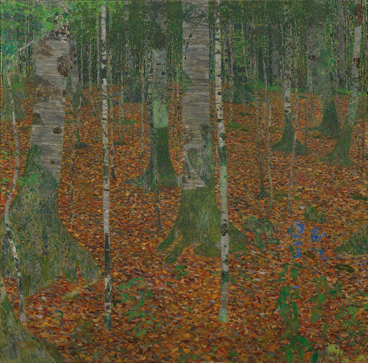 Birch Forest, 1903.dani af Gustav Klimt