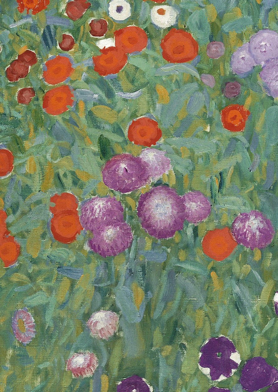Blomsterhave, 1905-07 af Gustav Klimt