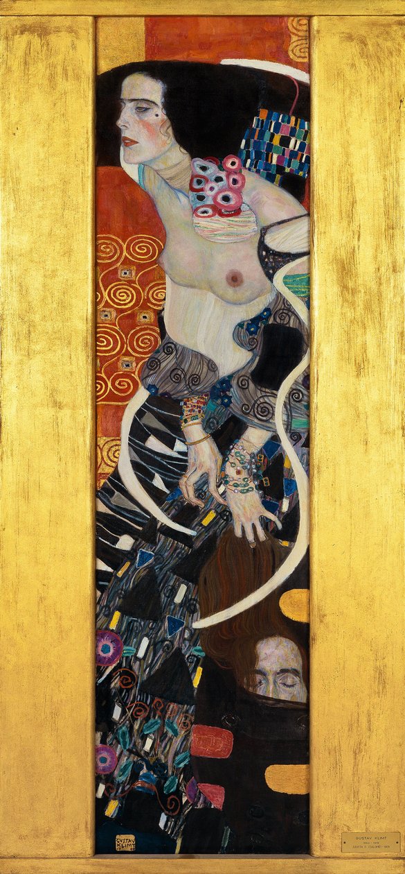 Judith II (Salome), 1909 (olie på lærred) af Gustav Klimt