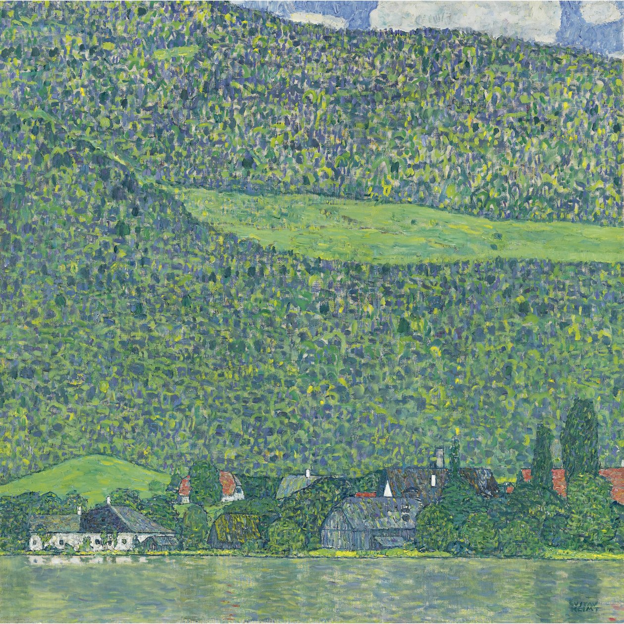 Litzlberg ved Attersee, 1914-1915 af Gustav Klimt