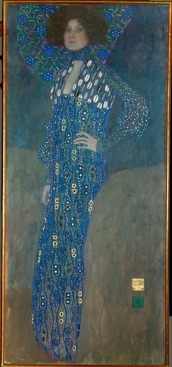 Frøken Emilie Floege af Gustav Klimt