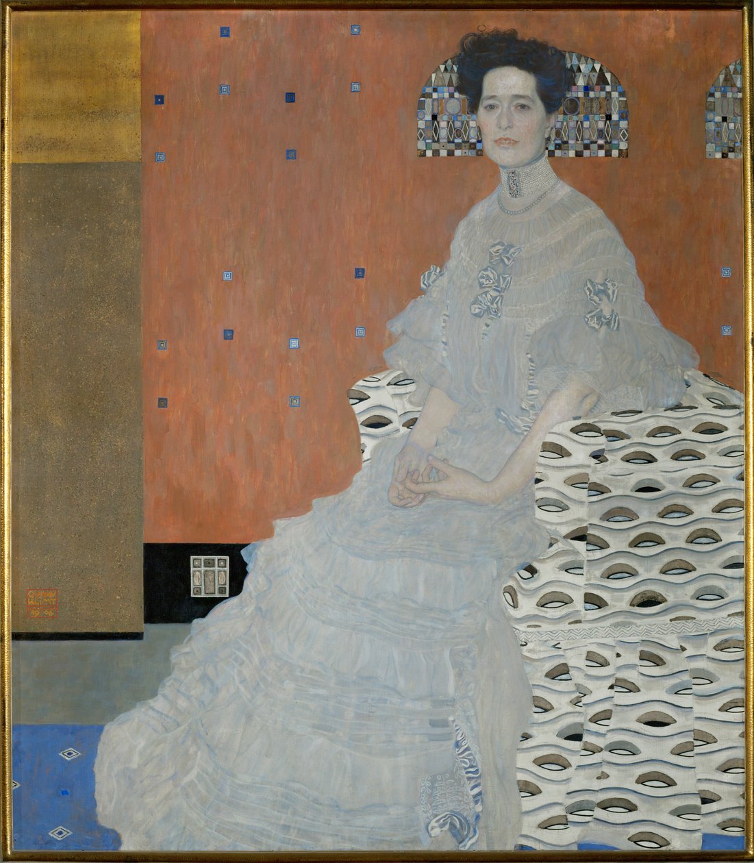 Fru Fritza Riedler af Gustav Klimt