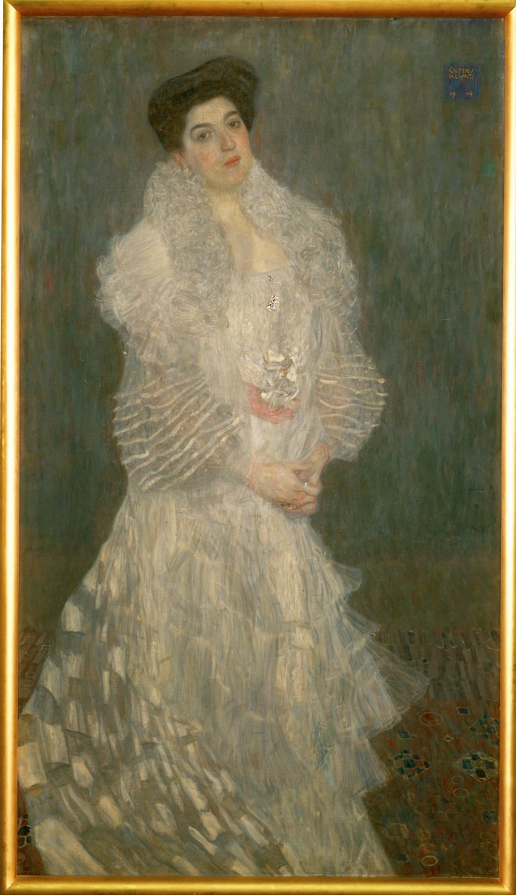 Fru Hermine Gallia af Gustav Klimt
