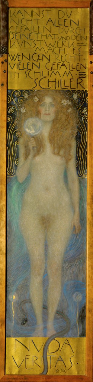 Nude Veritas af Gustav Klimt
