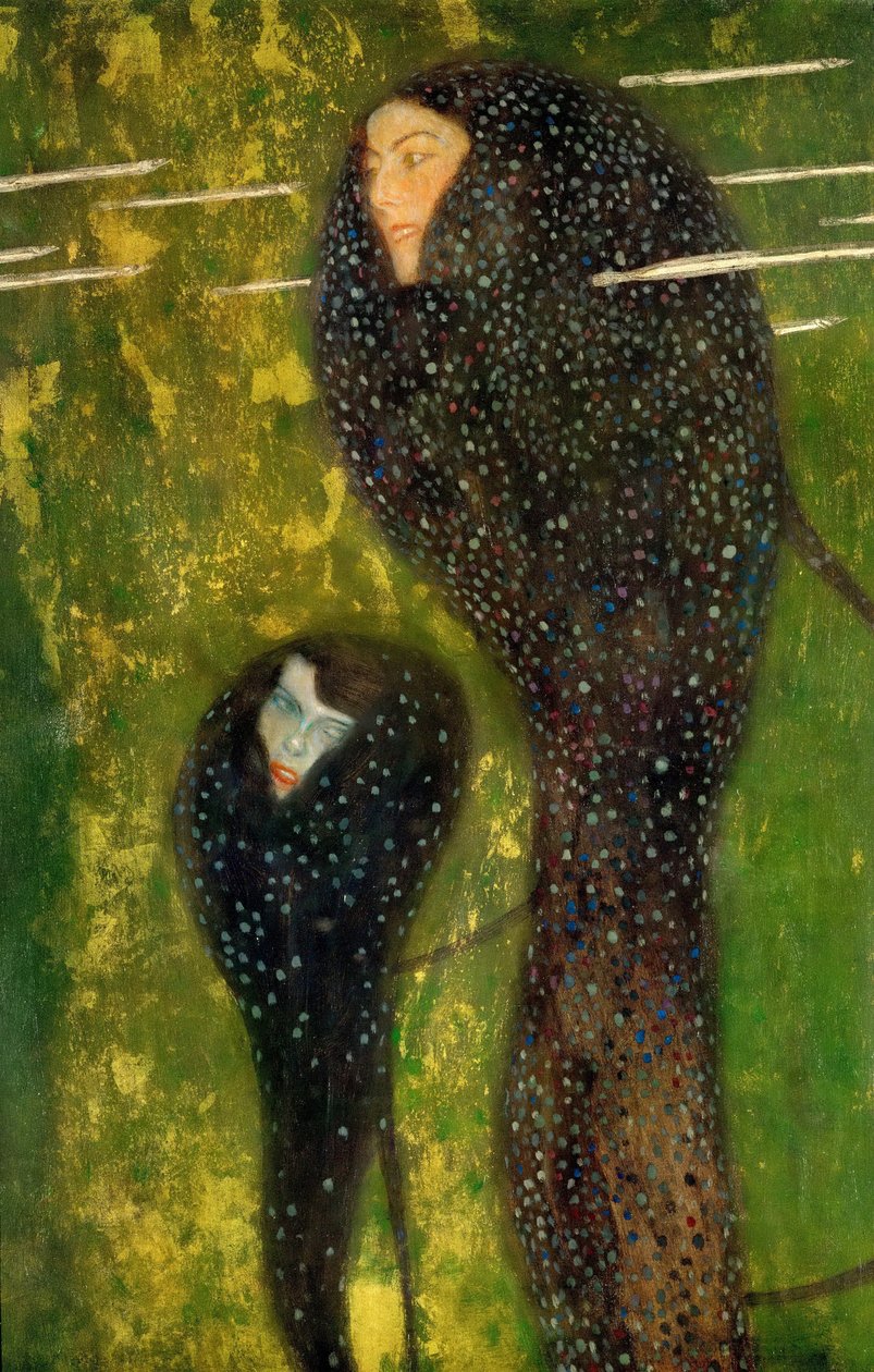 Nymfer sølvfisk, 1899 af Gustav Klimt