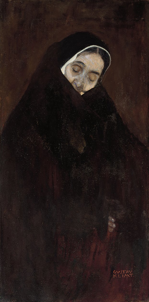 Gammel kvinde, 1909 af Gustav Klimt