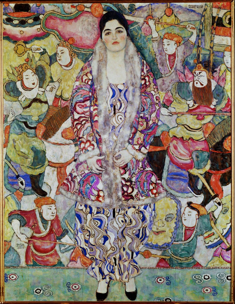 Portræt Friederike Maria Beer af Gustav Klimt