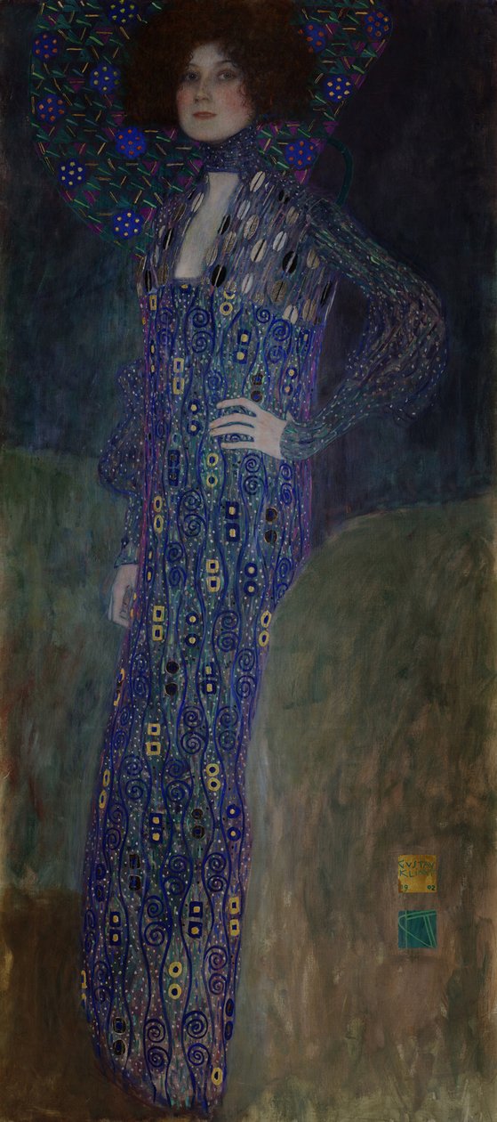 Portræt af Emilie Flöge, 1902 af Gustav Klimt
