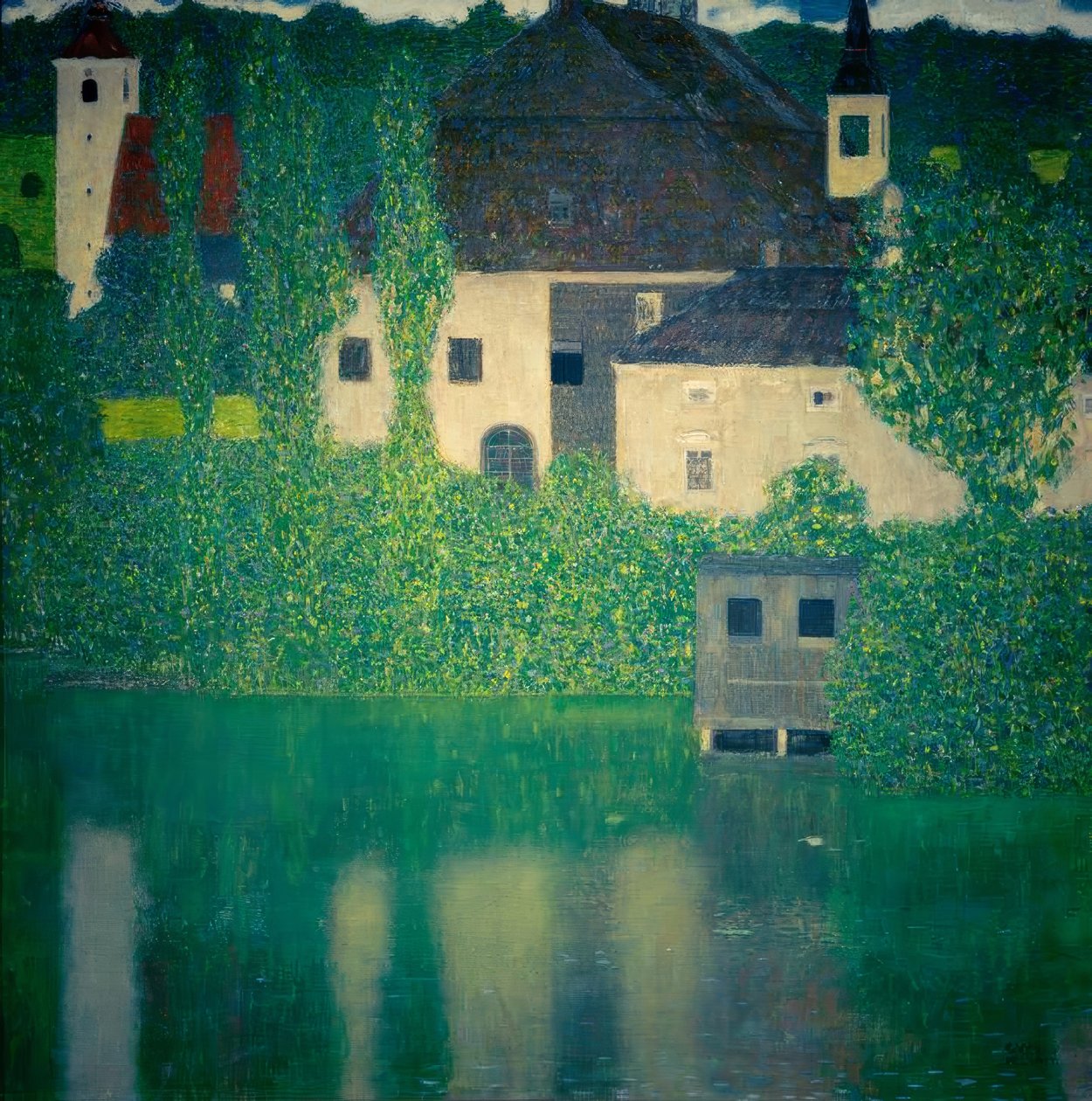 Schloss Kammer am Attersee I af Gustav Klimt