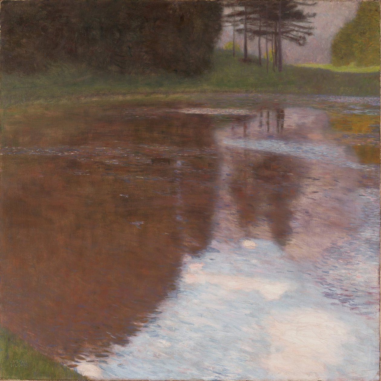 Still Pond, 1899 af Gustav Klimt