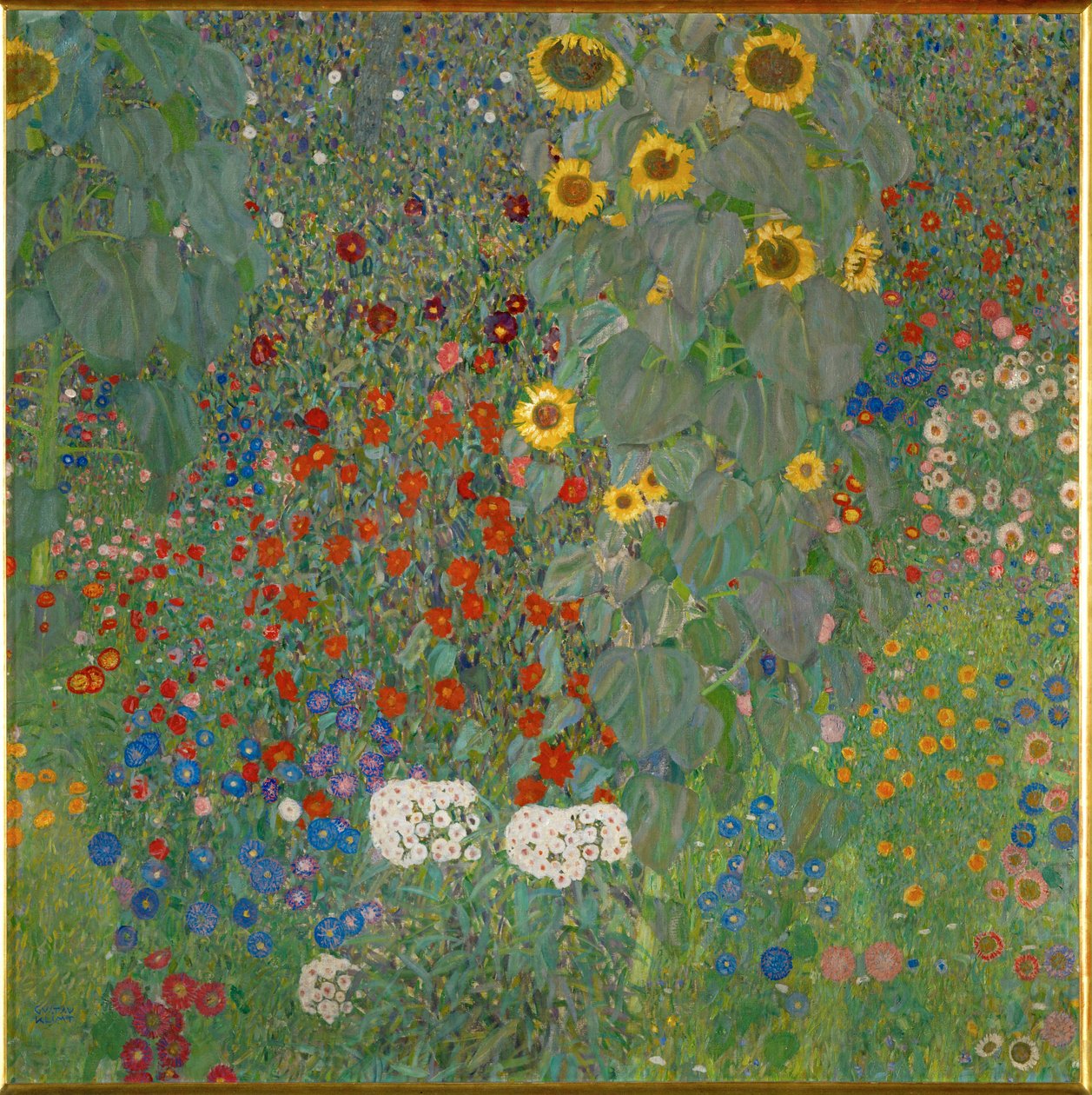 Solsikker af Gustav Klimt