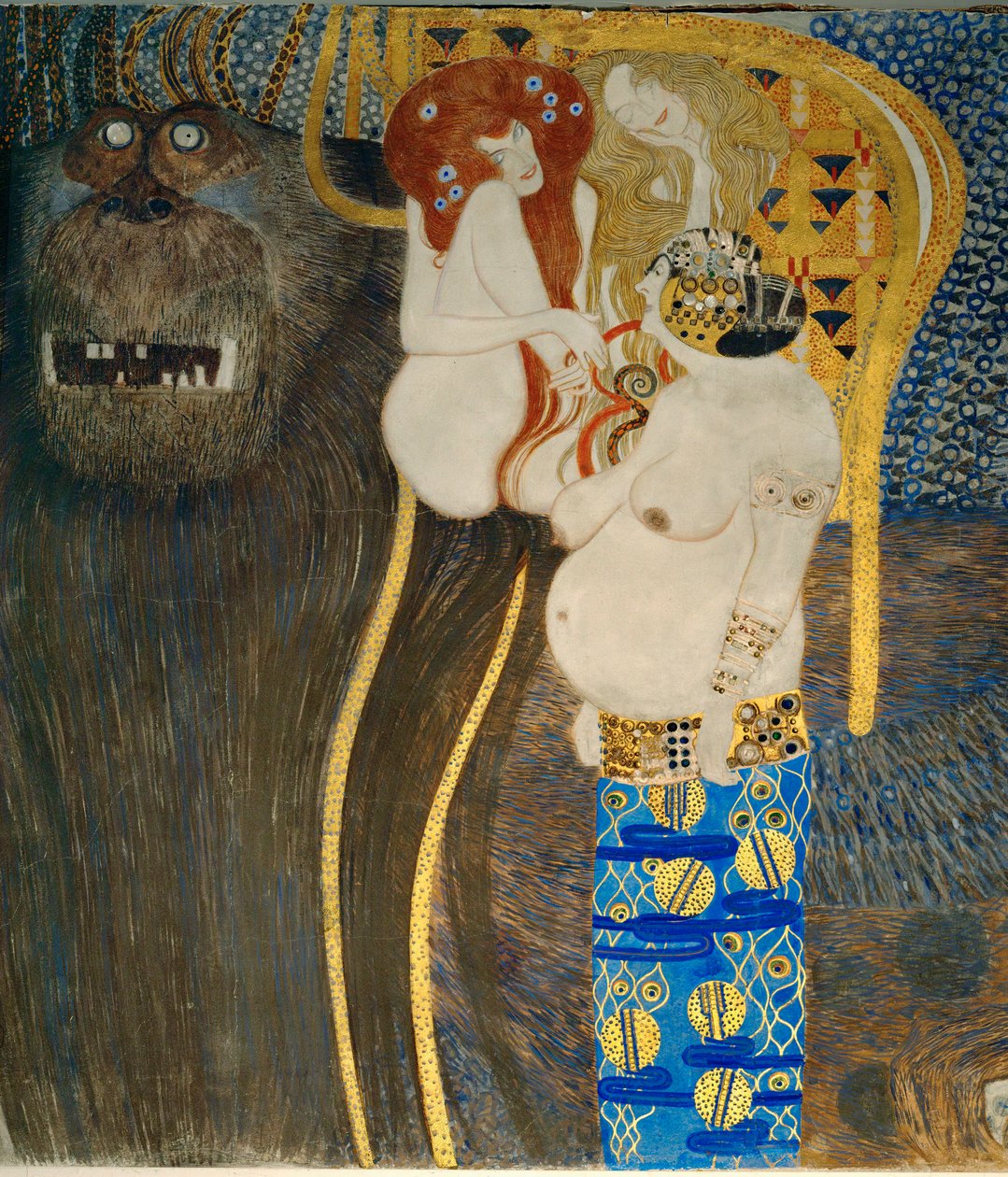 "Beethoven-frisen", detalje af Gustav Klimt