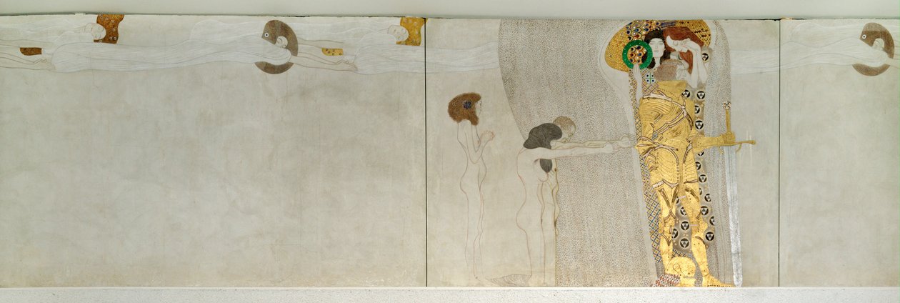 Beethoven-frisen, detalje af Gustav Klimt