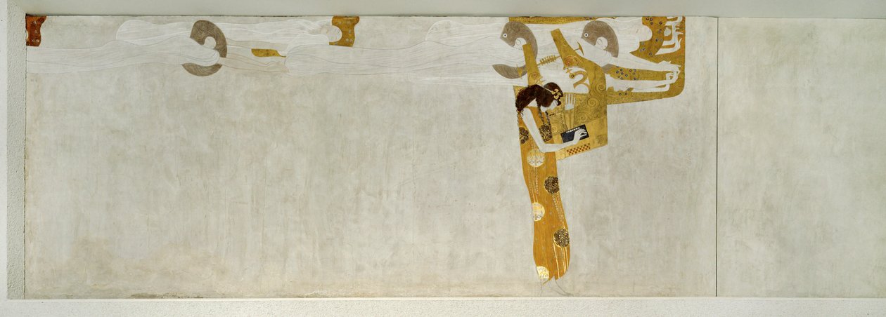 Beethoven-frisen, detalje af Gustav Klimt