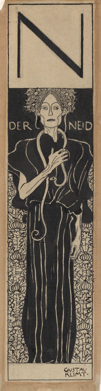Misundelsen, 1898. af Gustav Klimt