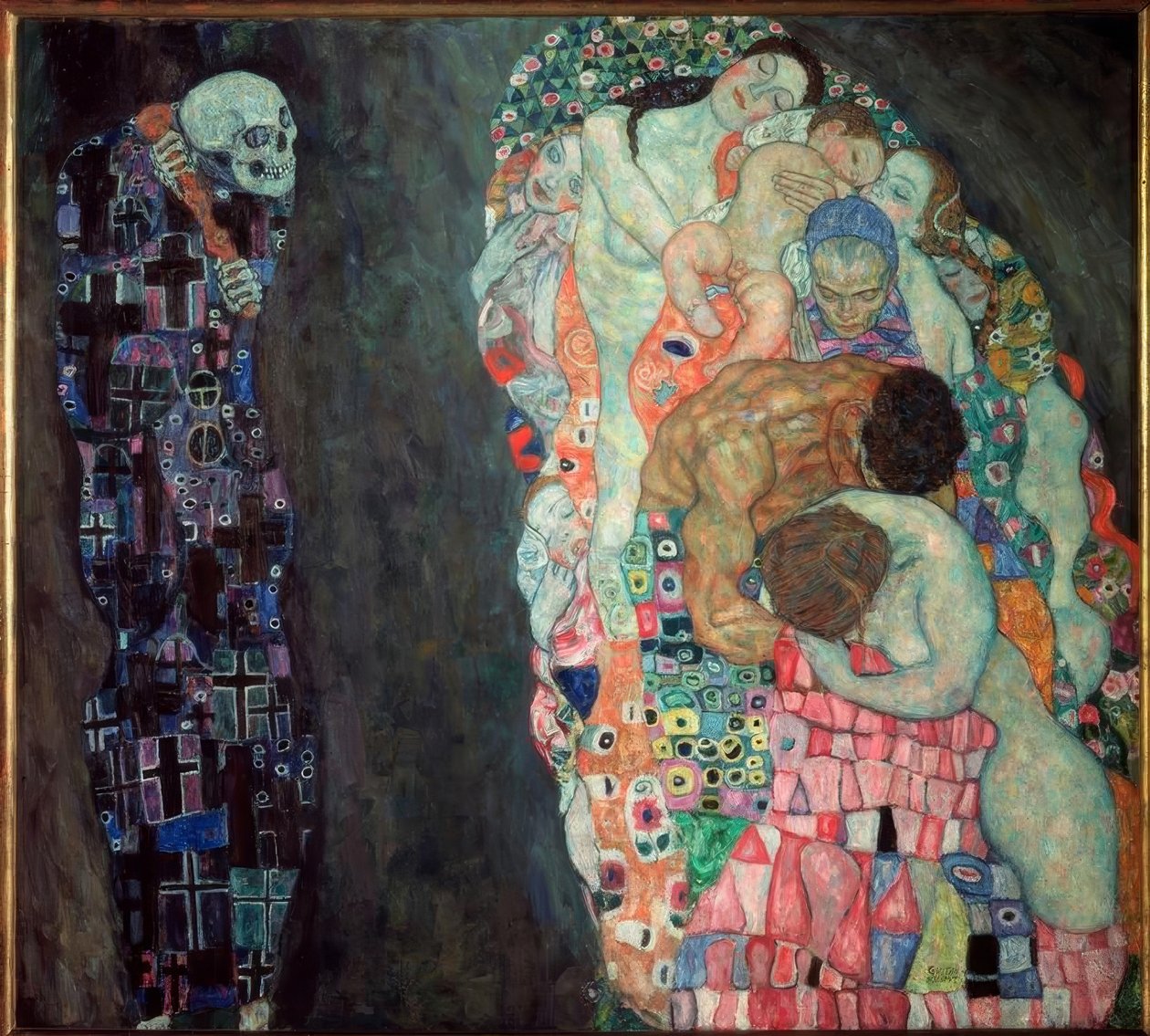 Død og liv af Gustav Klimt