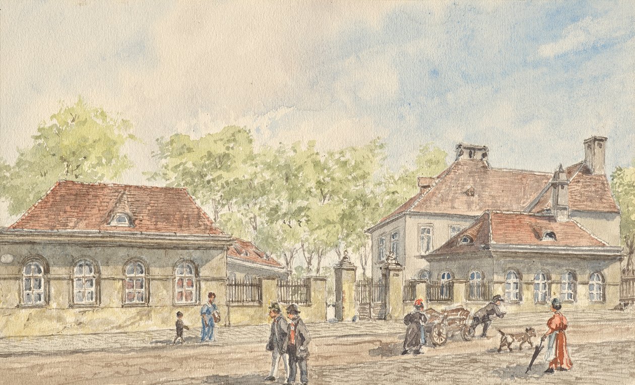 Hohlweggasse i Wien Landstrasse af Gustav Korompay