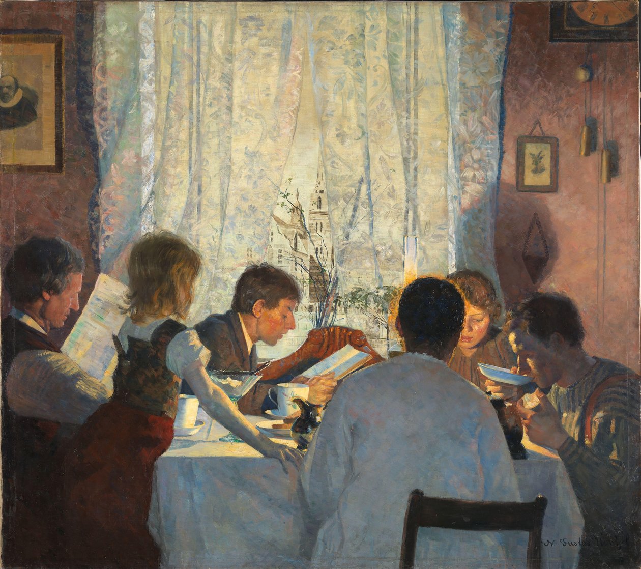 Morgenstemning af Gustav Wentzel