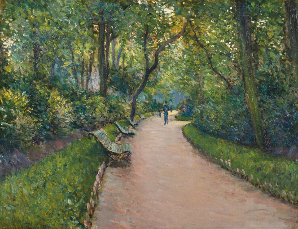 MONCEAU -PARKEN af Gustave Caillebotte