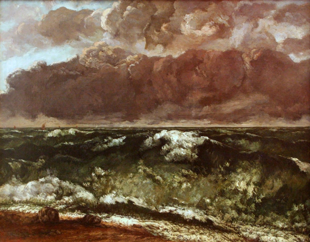 Bølgen af Gustave Courbet
