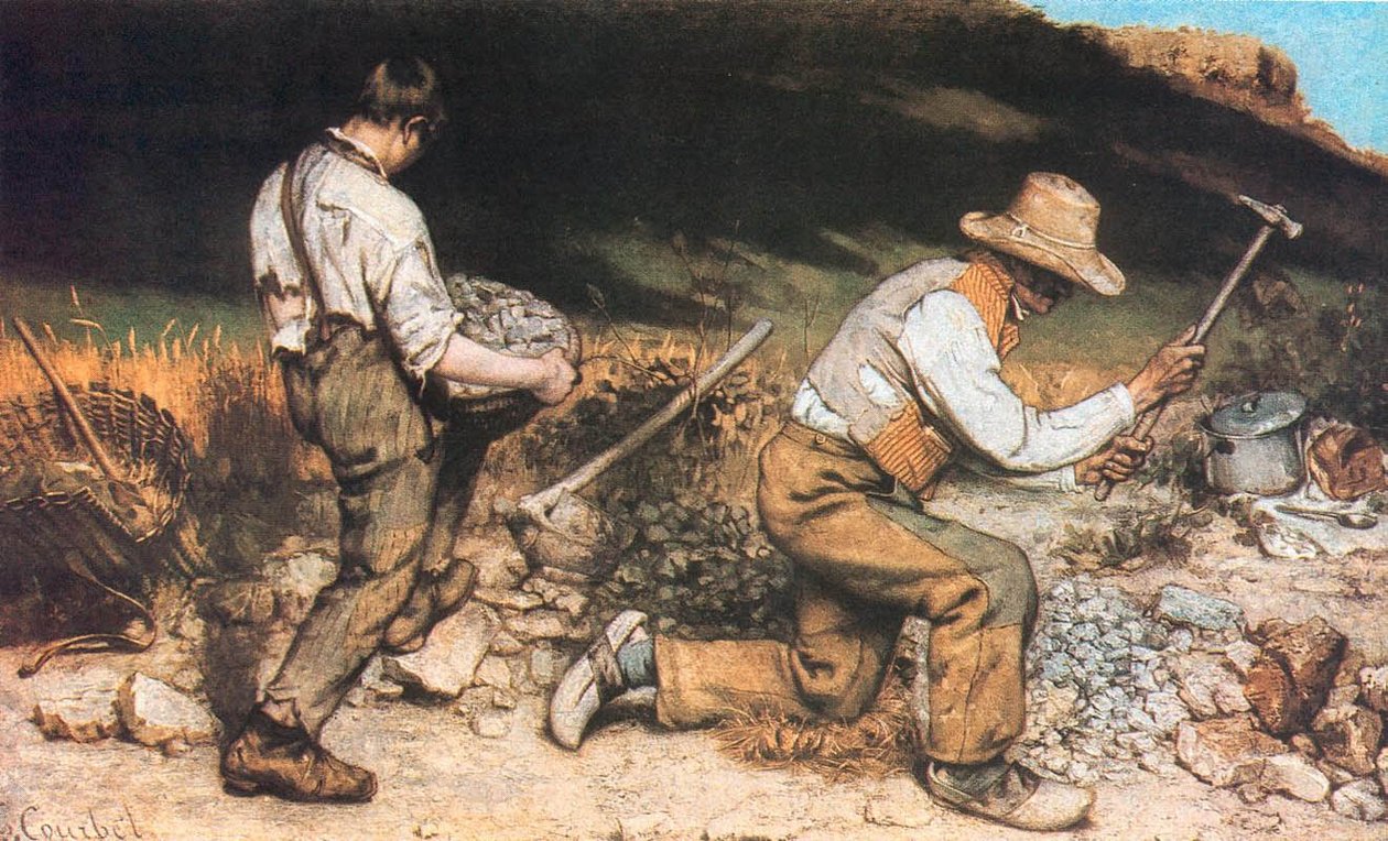 Stenhuggerne af Gustave Courbet