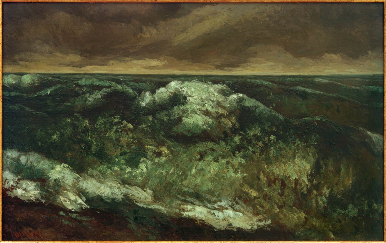 Bølgen af Gustave Courbet
