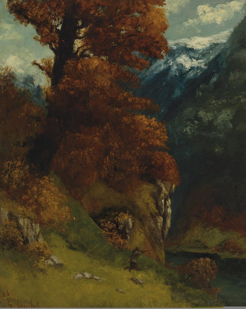 Jægeren af Gustave Courbet