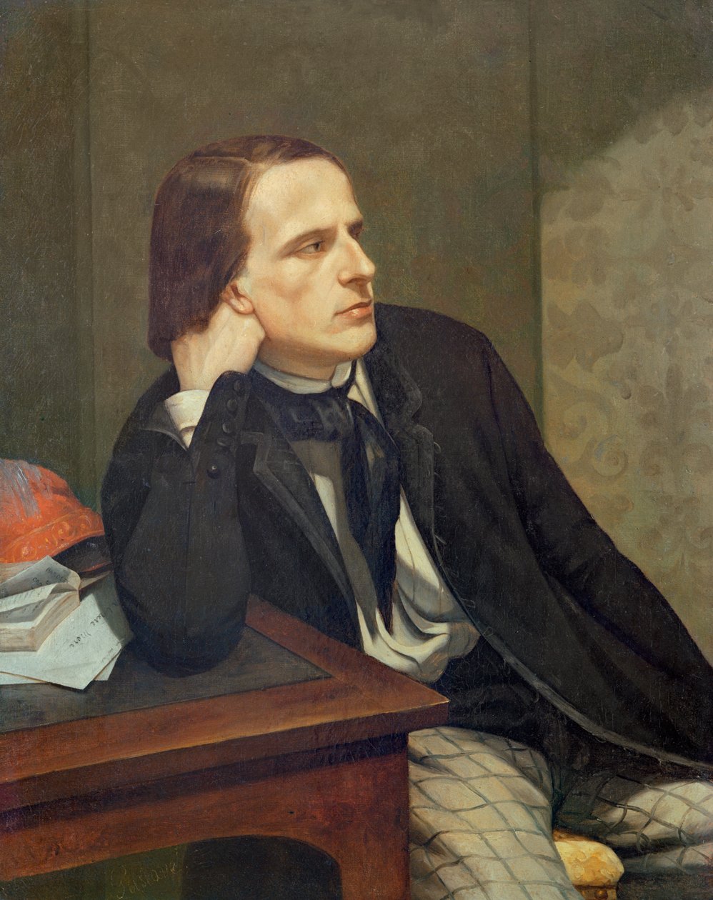 Portræt af Paul Ansout, 1844 af Gustave Courbet