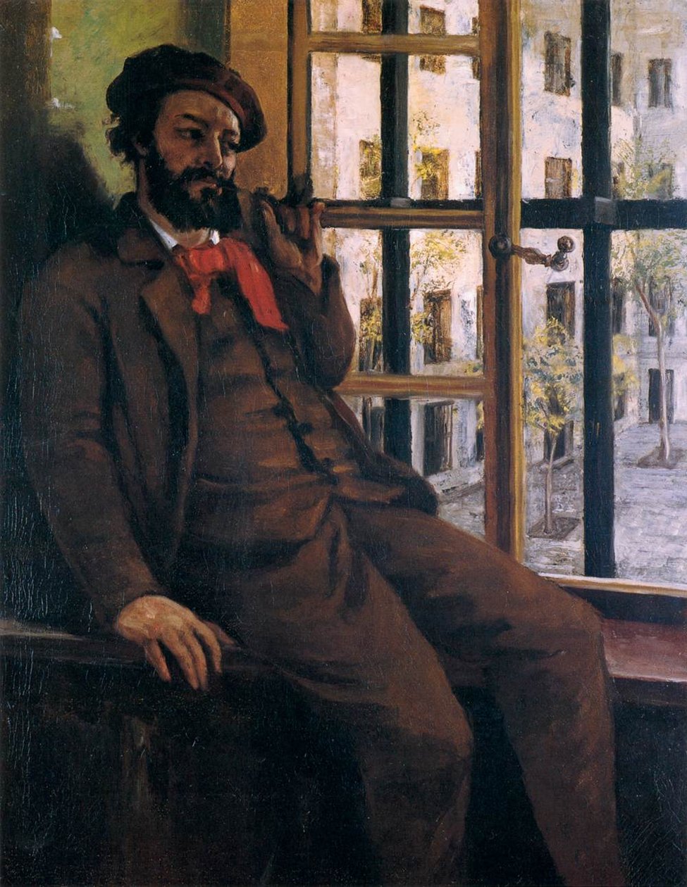 Selvportræt hos Sainte-Pélagie af Gustave Courbet