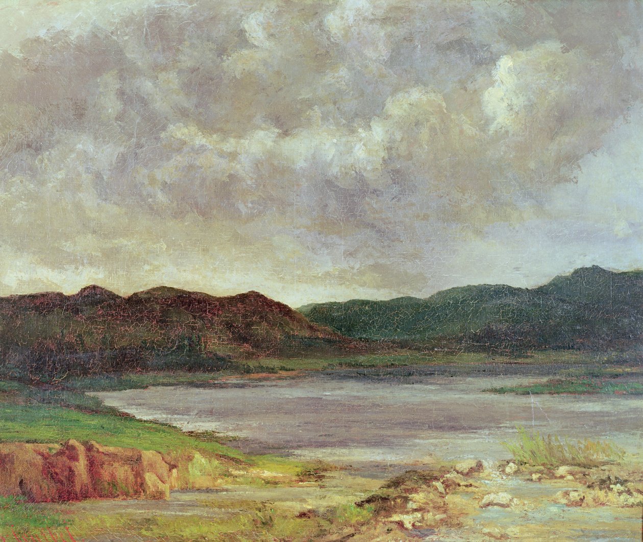 Den sorte sø, 1872 af Gustave Courbet