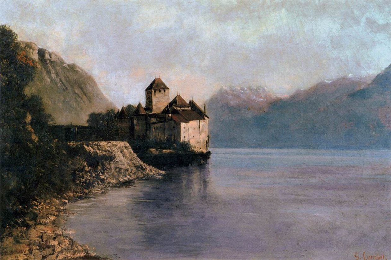 Château de Chillon af Gustave Courbet