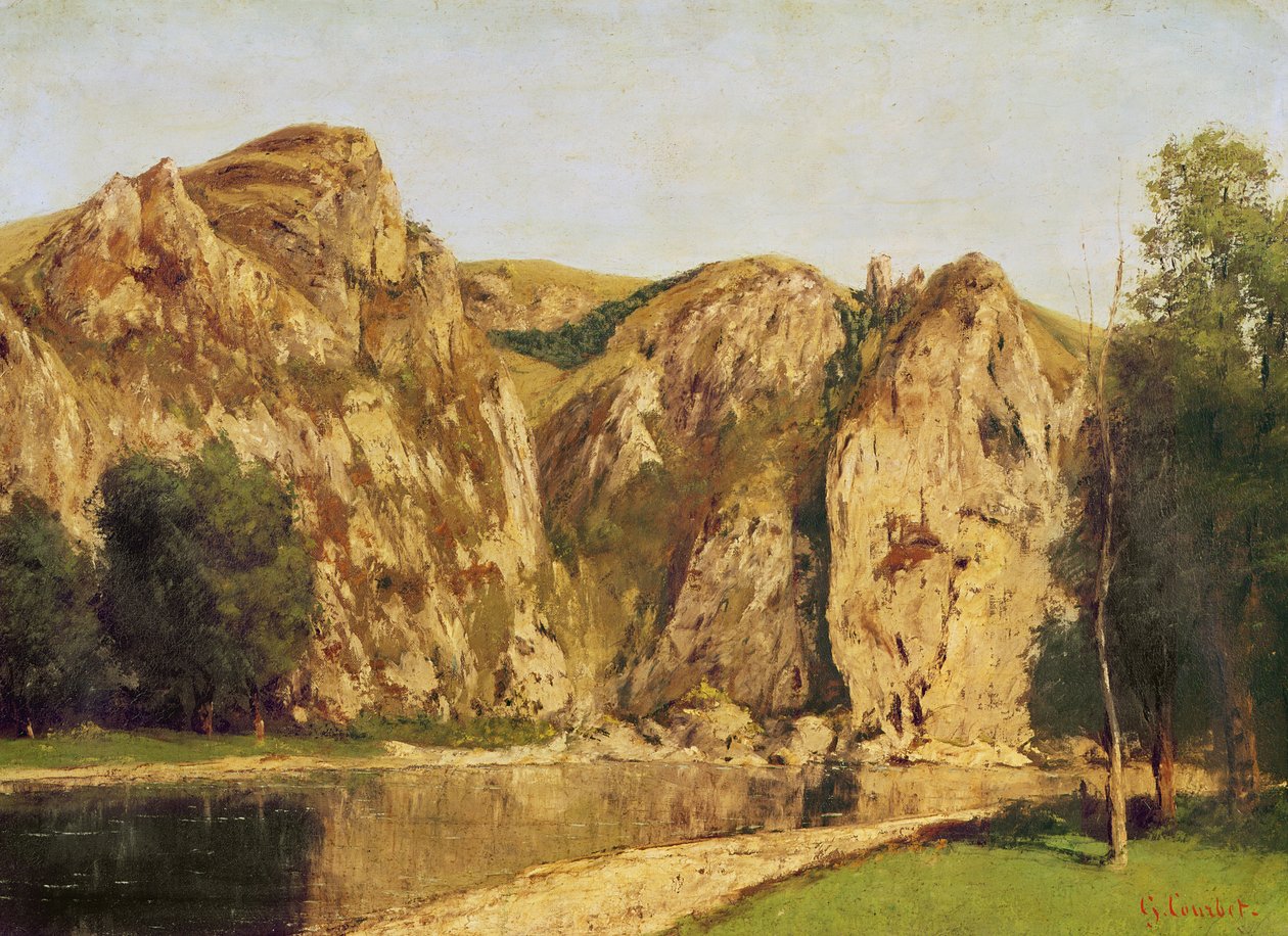 Meusefloden, Freyr, ca. 1856 af Gustave Courbet