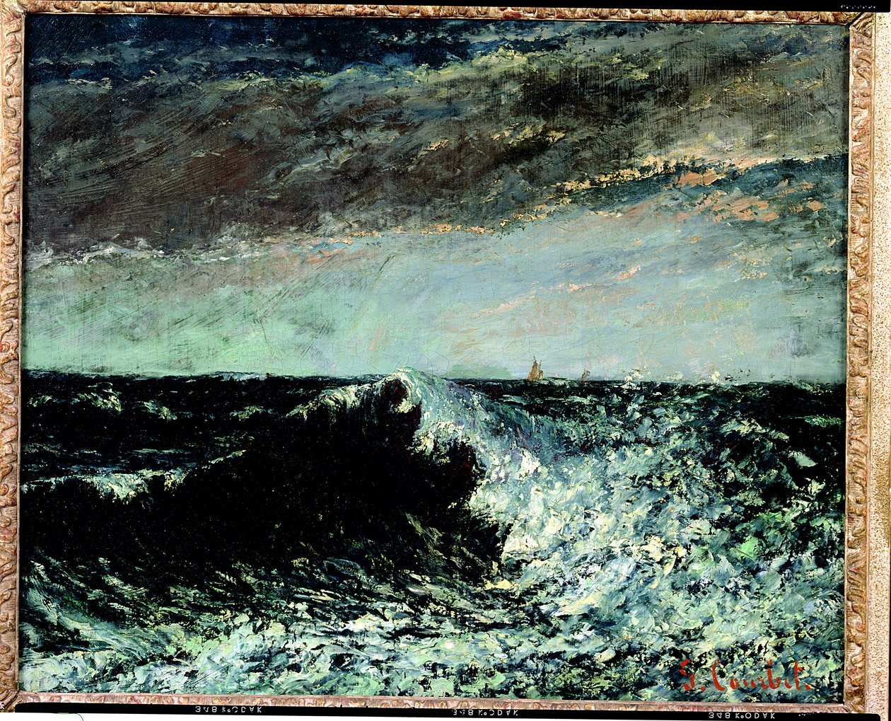 Bølgen af Gustave Courbet