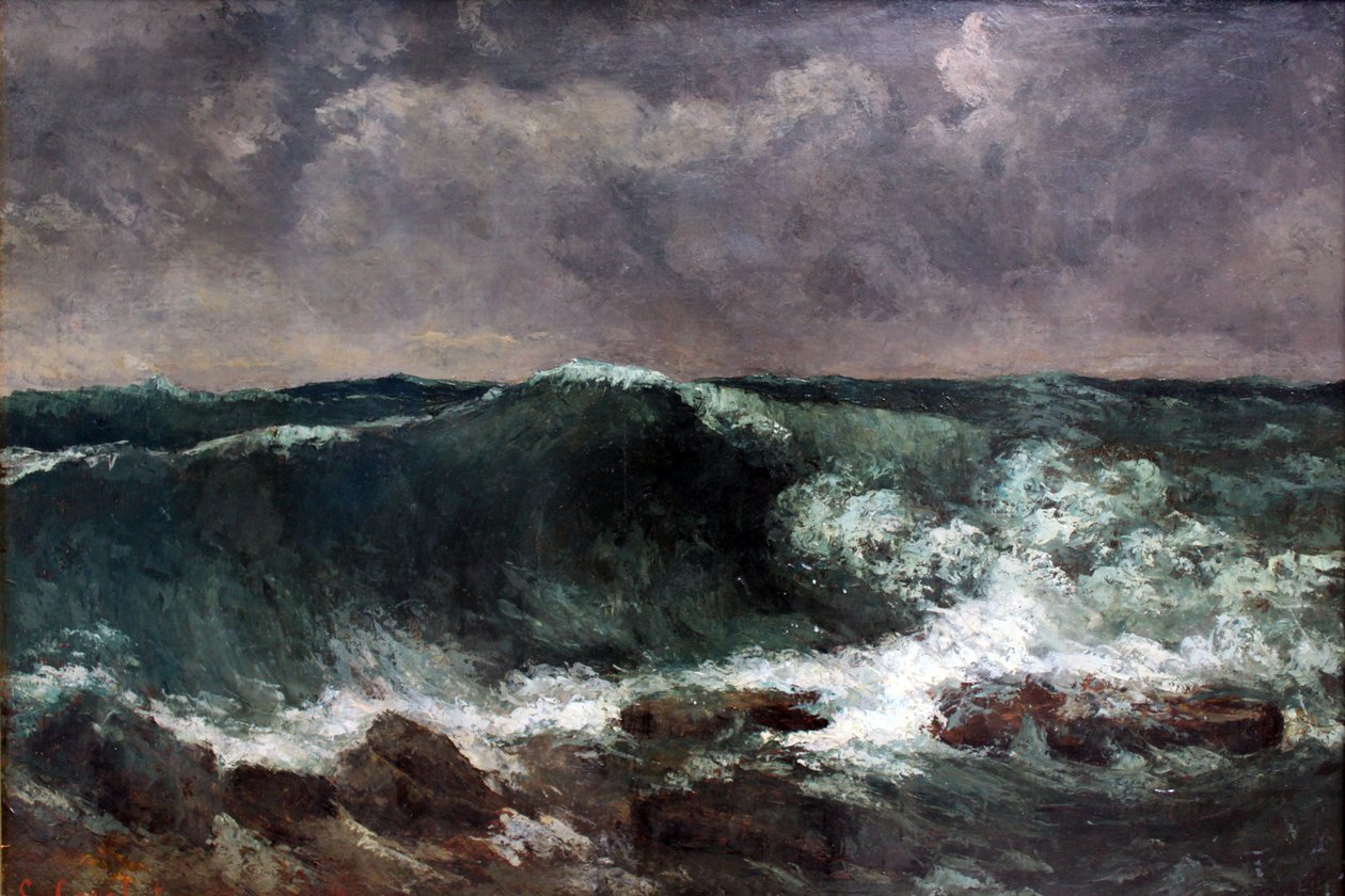 Bølgen af Gustave Courbet