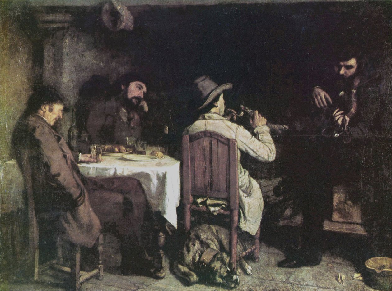 En eftermiddag i Ornans af Gustave Courbet
