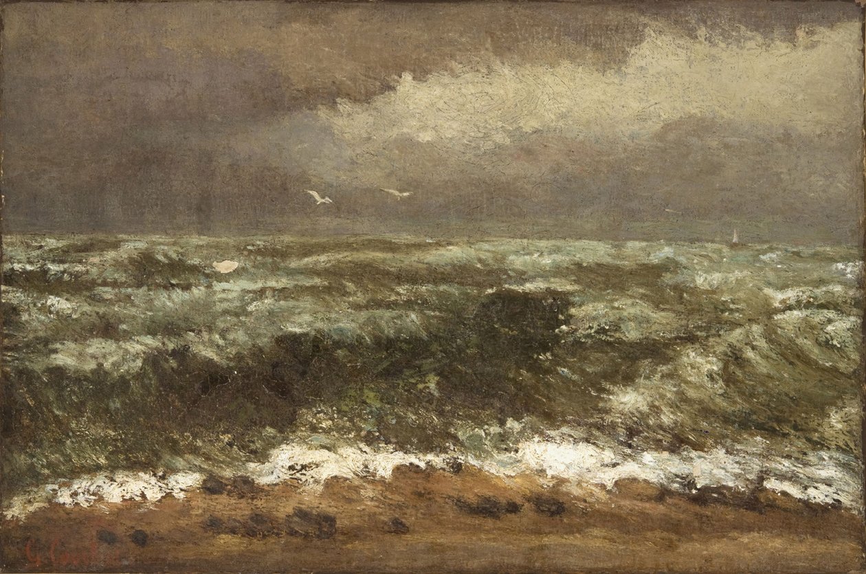 Bølger af Gustave Courbet