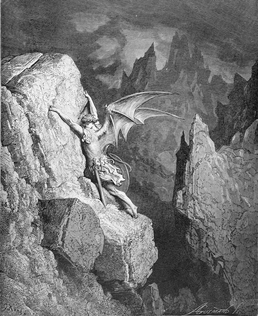 Satans flugt gennem kaos, fra 