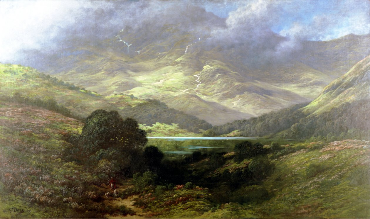 Det skotske højland af Gustave Dore