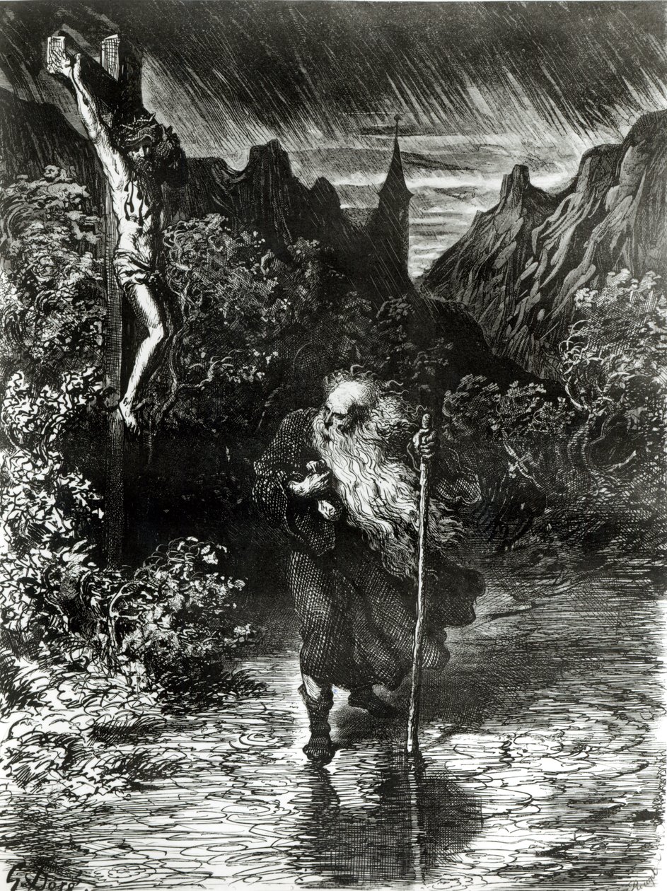 Den omvandrende jøde af Gustave Dore