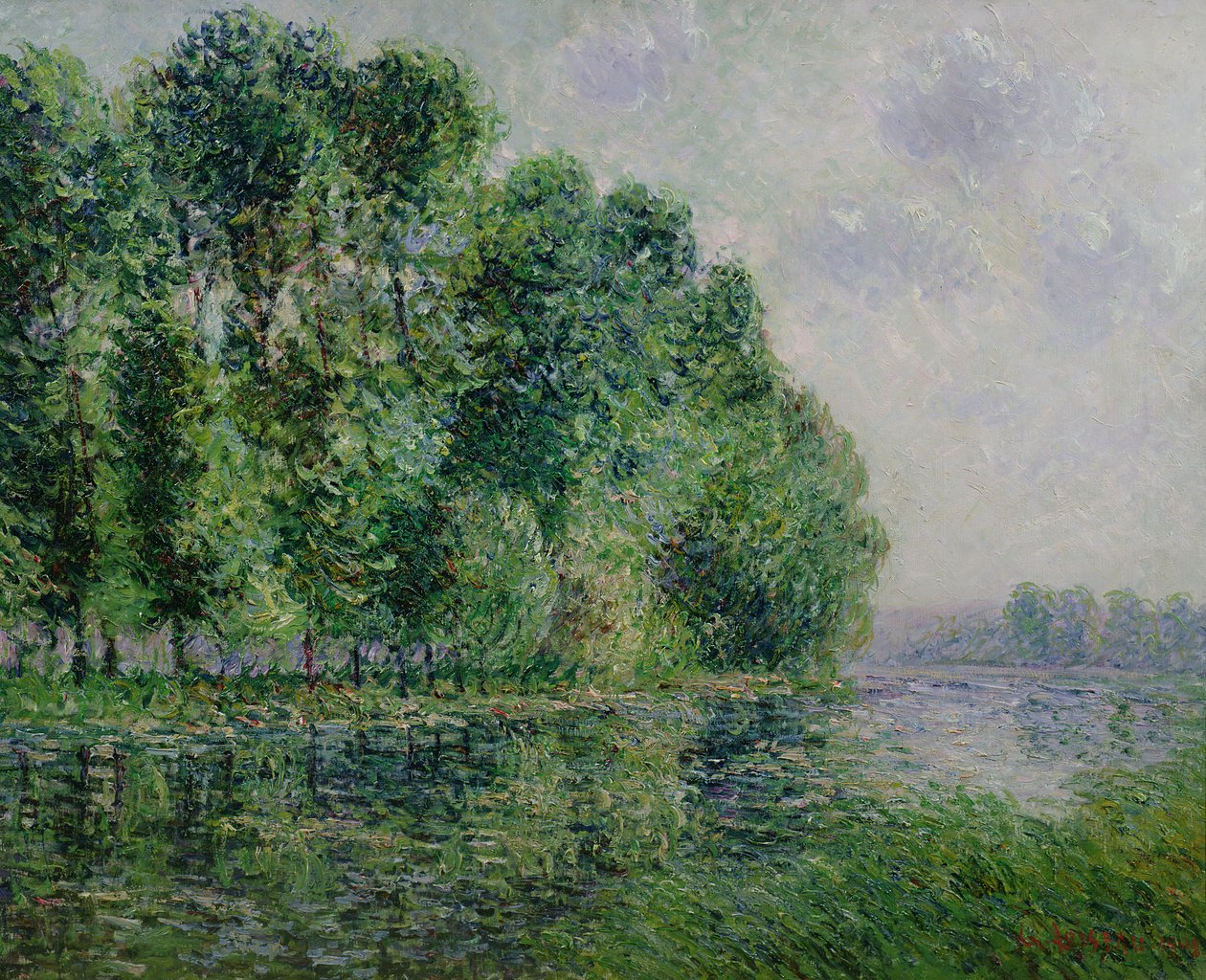 Landskab ved havet af Gustave Loiseau