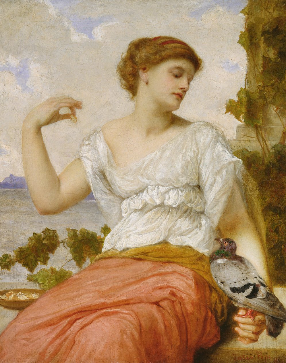 Kæledyrsduen, 1886 af Gustave Pope