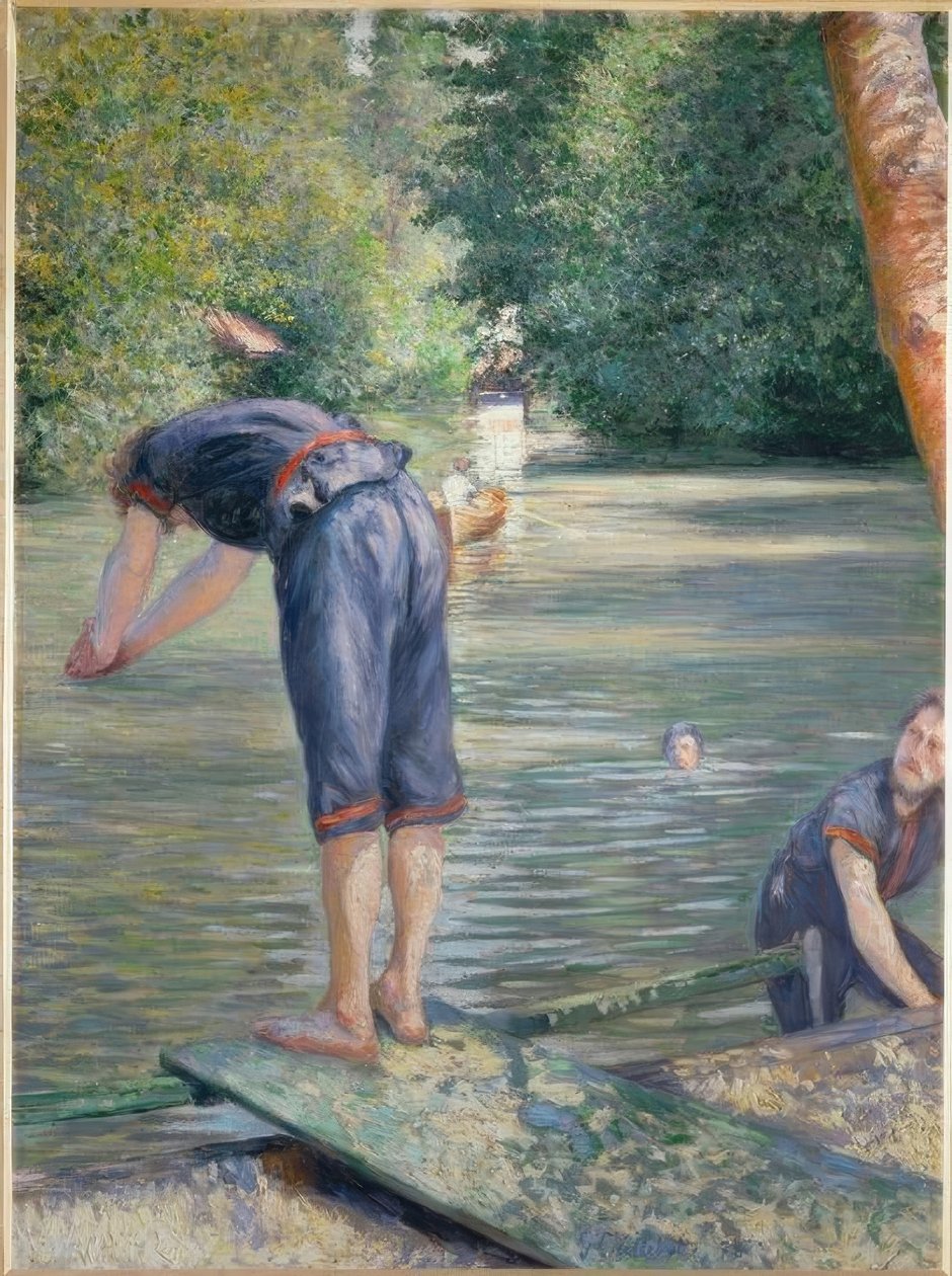 Badende af Gustave Caillebotte