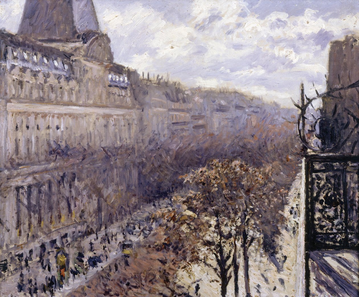 Italienernes Boulevard, 1880. af Gustave Caillebotte