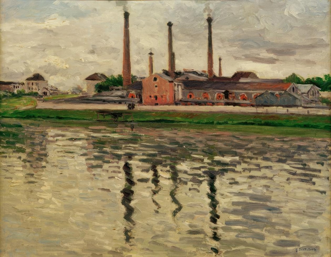 Fabrikker i Argenteuil af Gustave Caillebotte