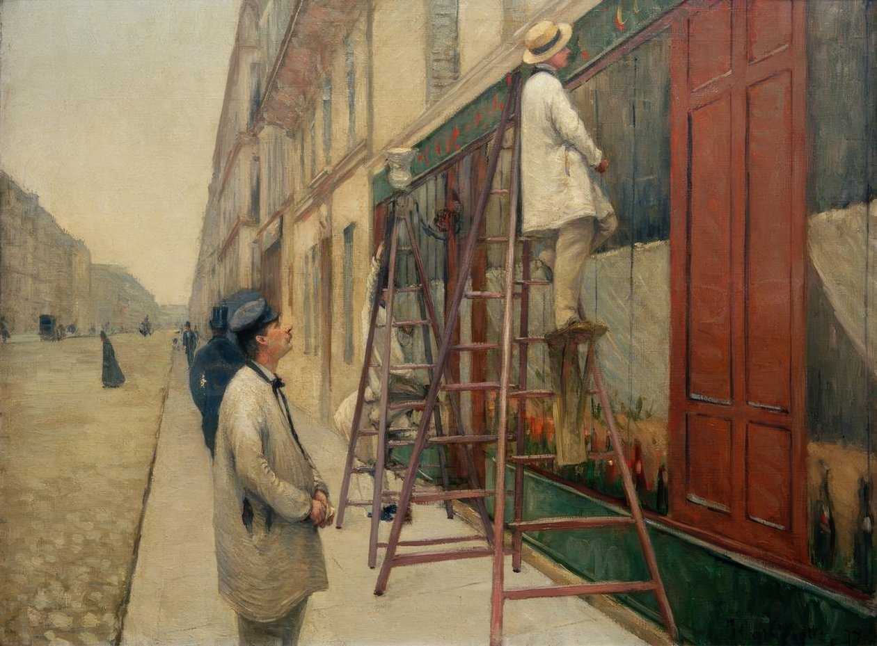 Husmalere af Gustave Caillebotte